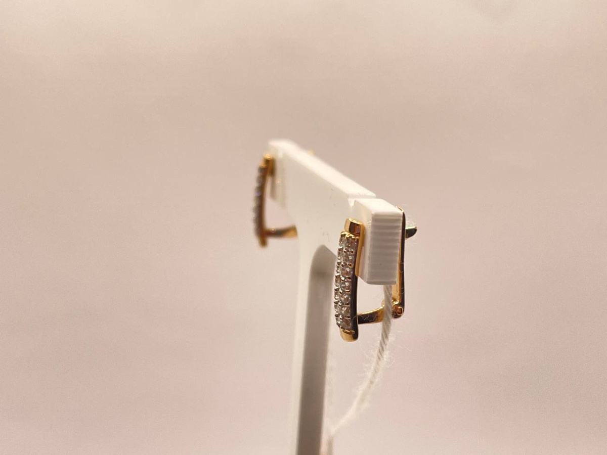 СЕРЬГИ С КАМНЯМИ (Au 585)