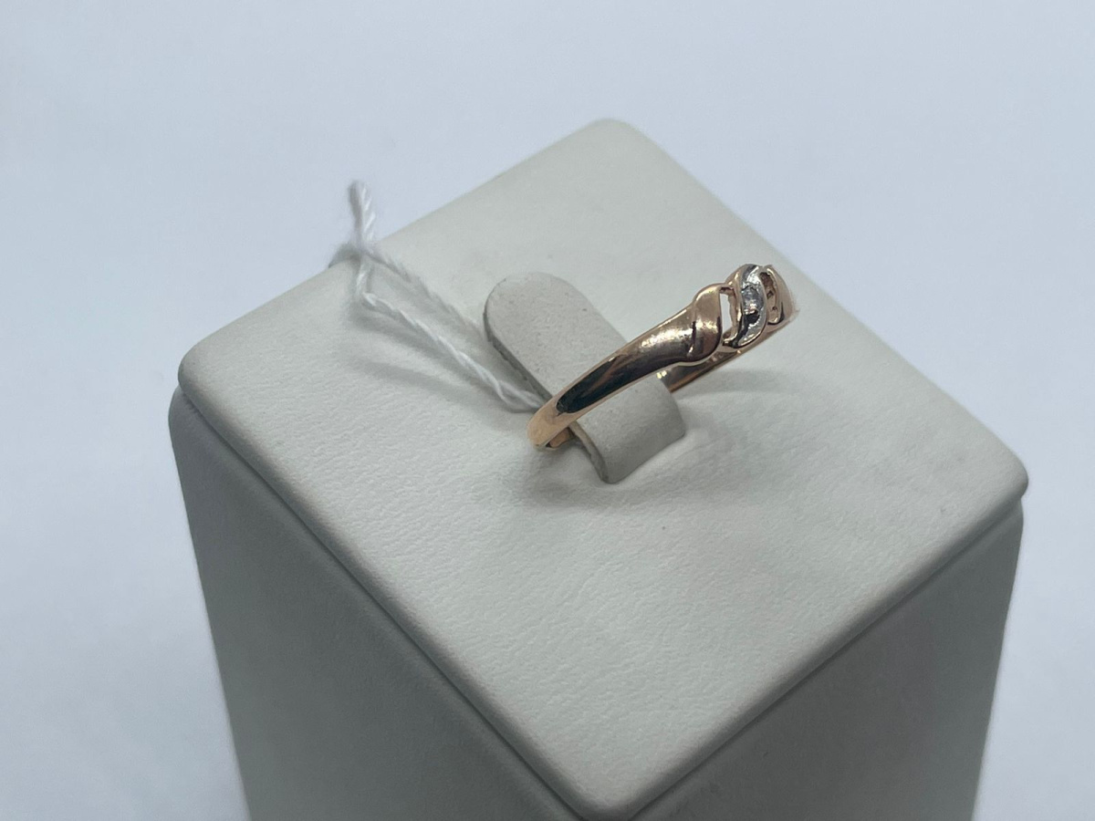 КОЛЬЦО С КАМНЕМ (Au 585)