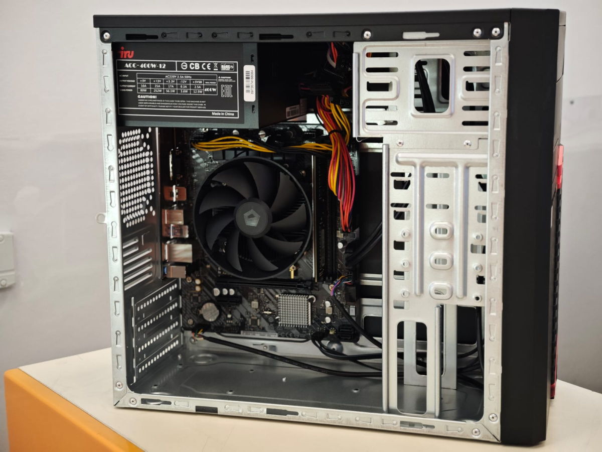 Системный блок IRU 510B6GE; Core I5-12400F, Intel UHD Graphics 730, 16 Гб, 500 Гб, Нет