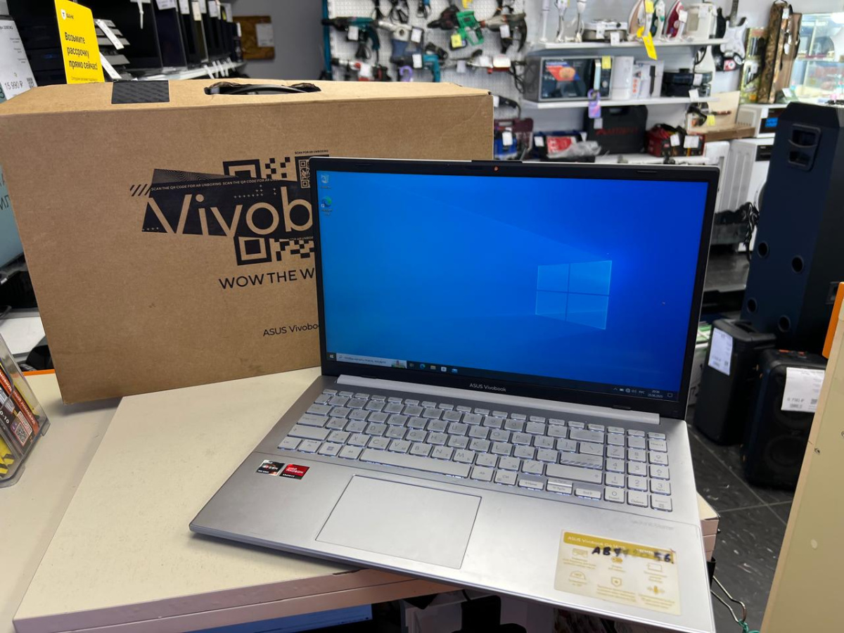 Ноутбук ASUS; Ryzen 5 7520U, AMD Radeon (TM) Graphics, 8 Гб, 500 Гб, Нет