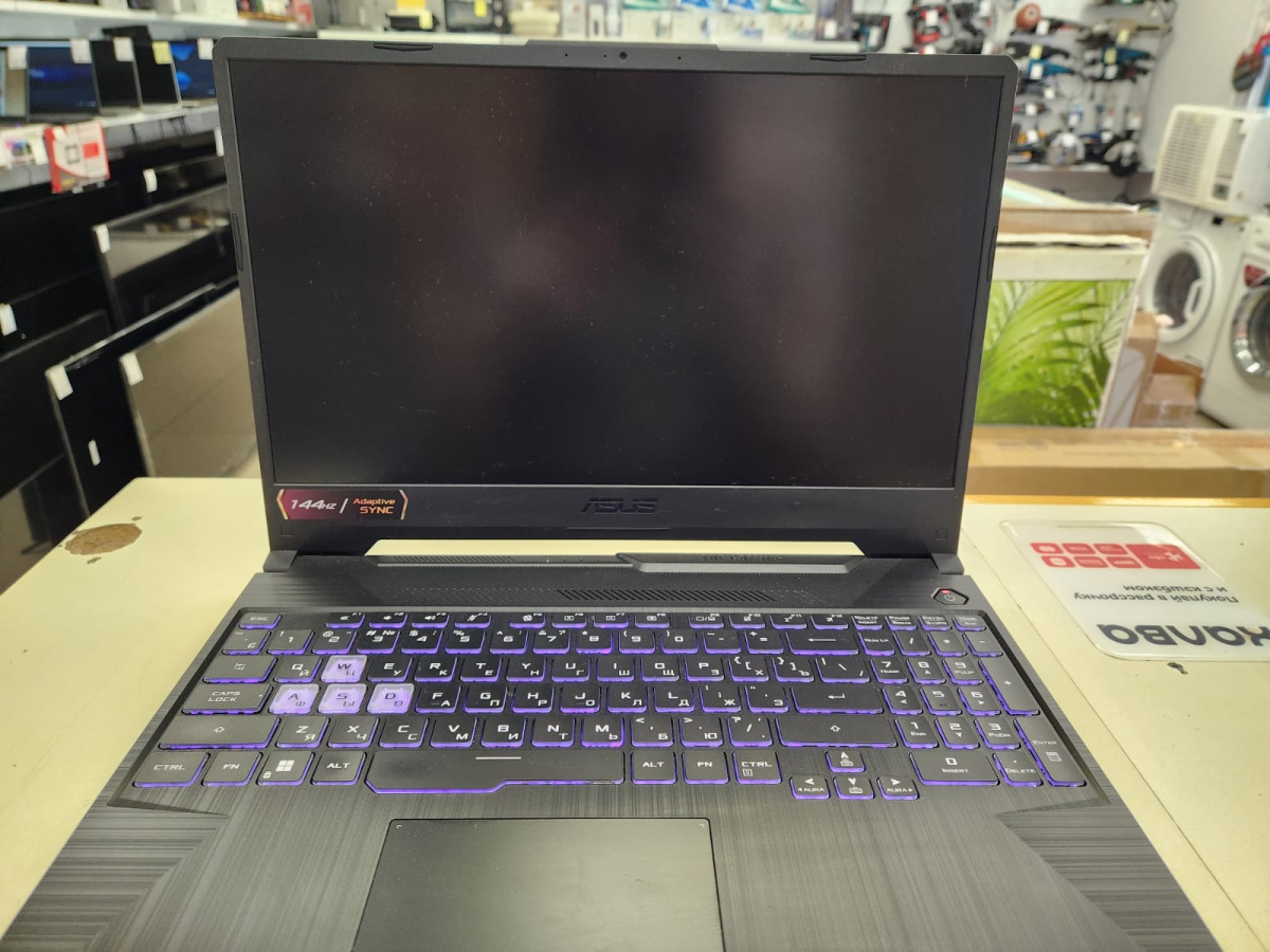 Ноутбук ASUS; Ryzen 5 7535HS, GeForce RTX 2050, 16 Гб, 500 Гб, Нет