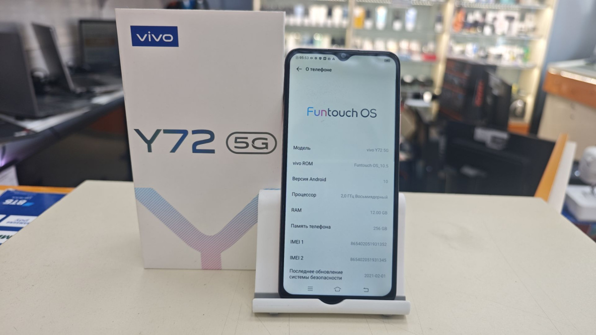Смартфон Vivo Y72 12/256