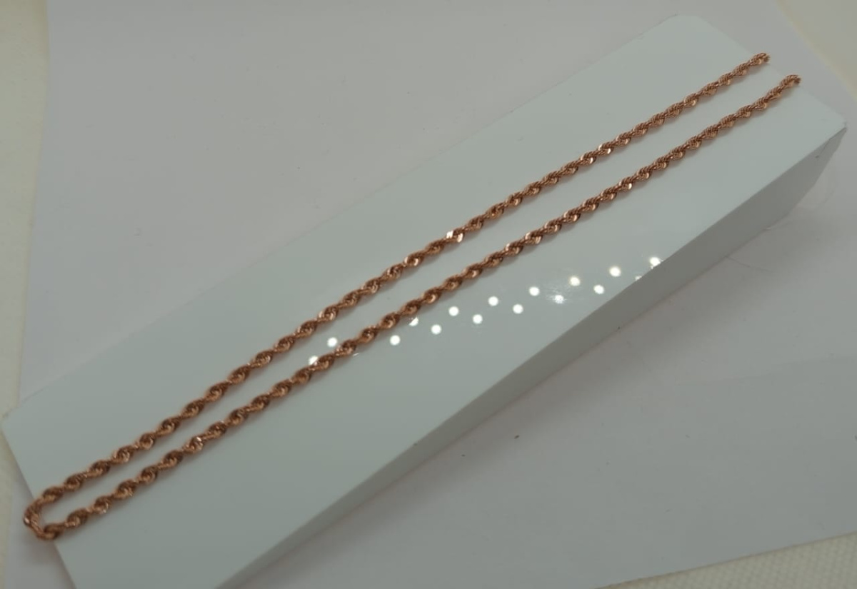 ЦЕПЬ ПУСТОТЕЛАЯ Веревка (Au 585)