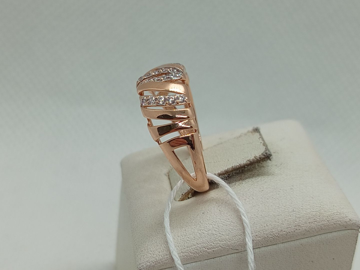 КОЛКМИ585 КОЛЬЦО С КАМНЯМИ (Au 585)