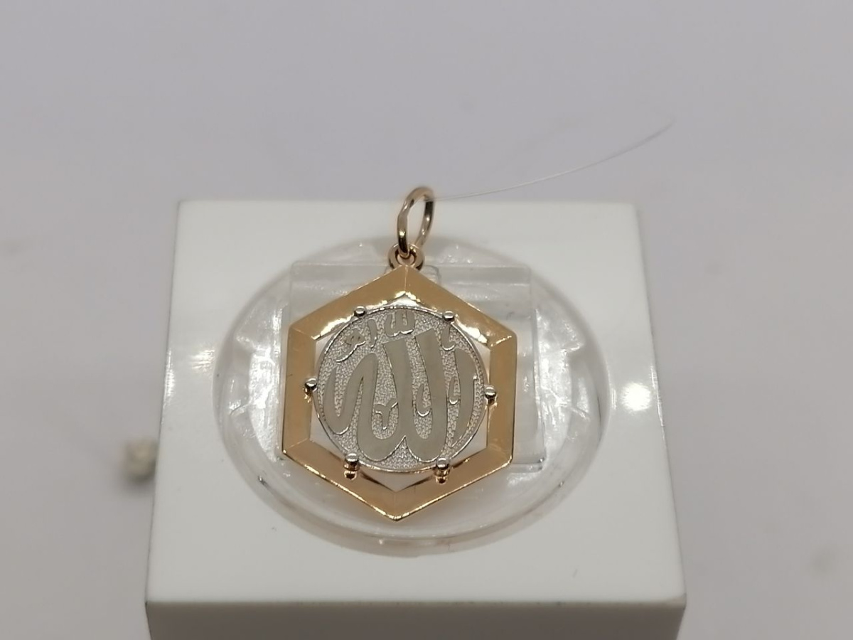 035376 ПОДВЕСКА БЕЗ КАМНЯ (Au 585)