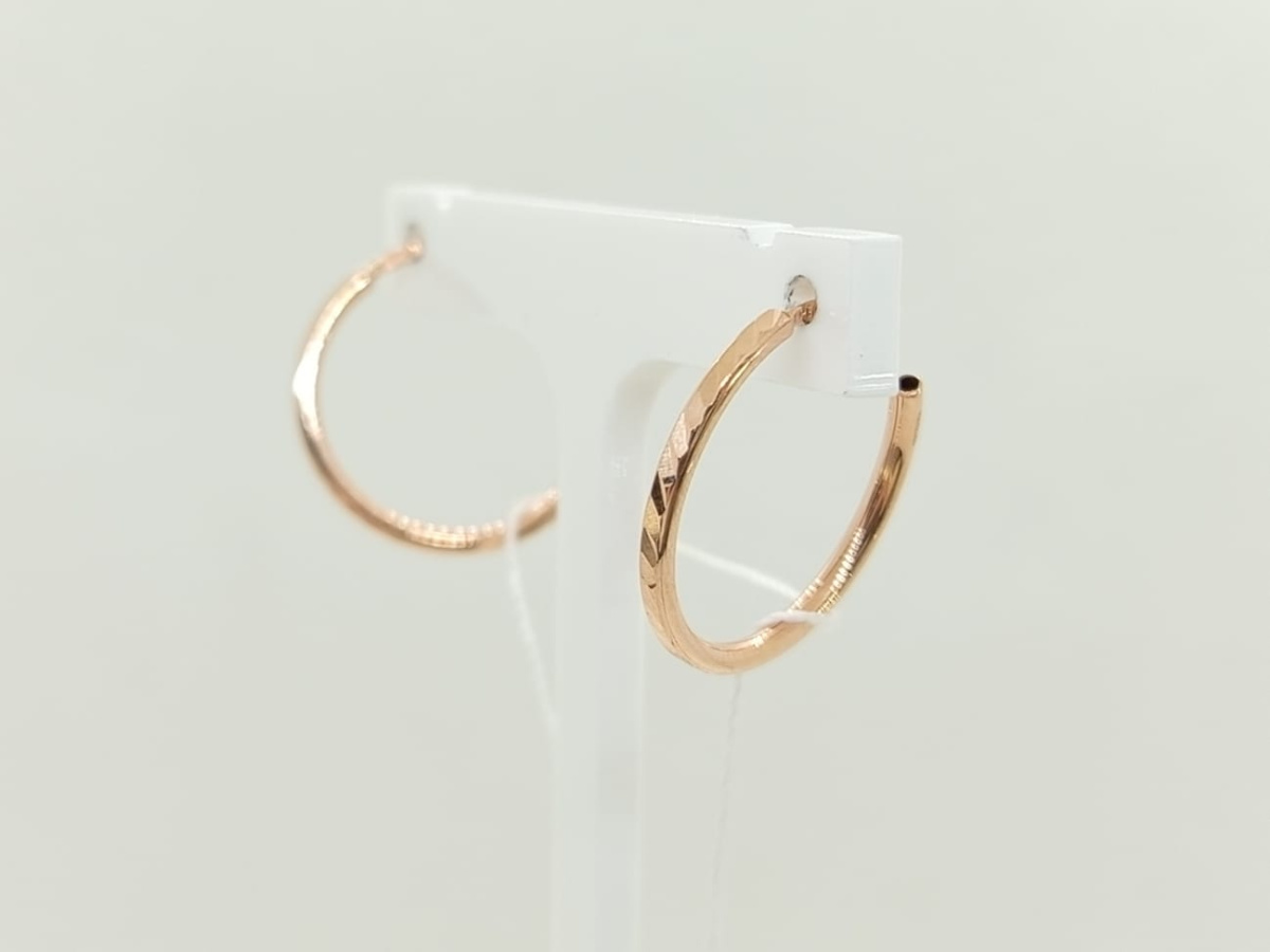 А 021004 СЕРЬГИ КОНГО (Au 585)