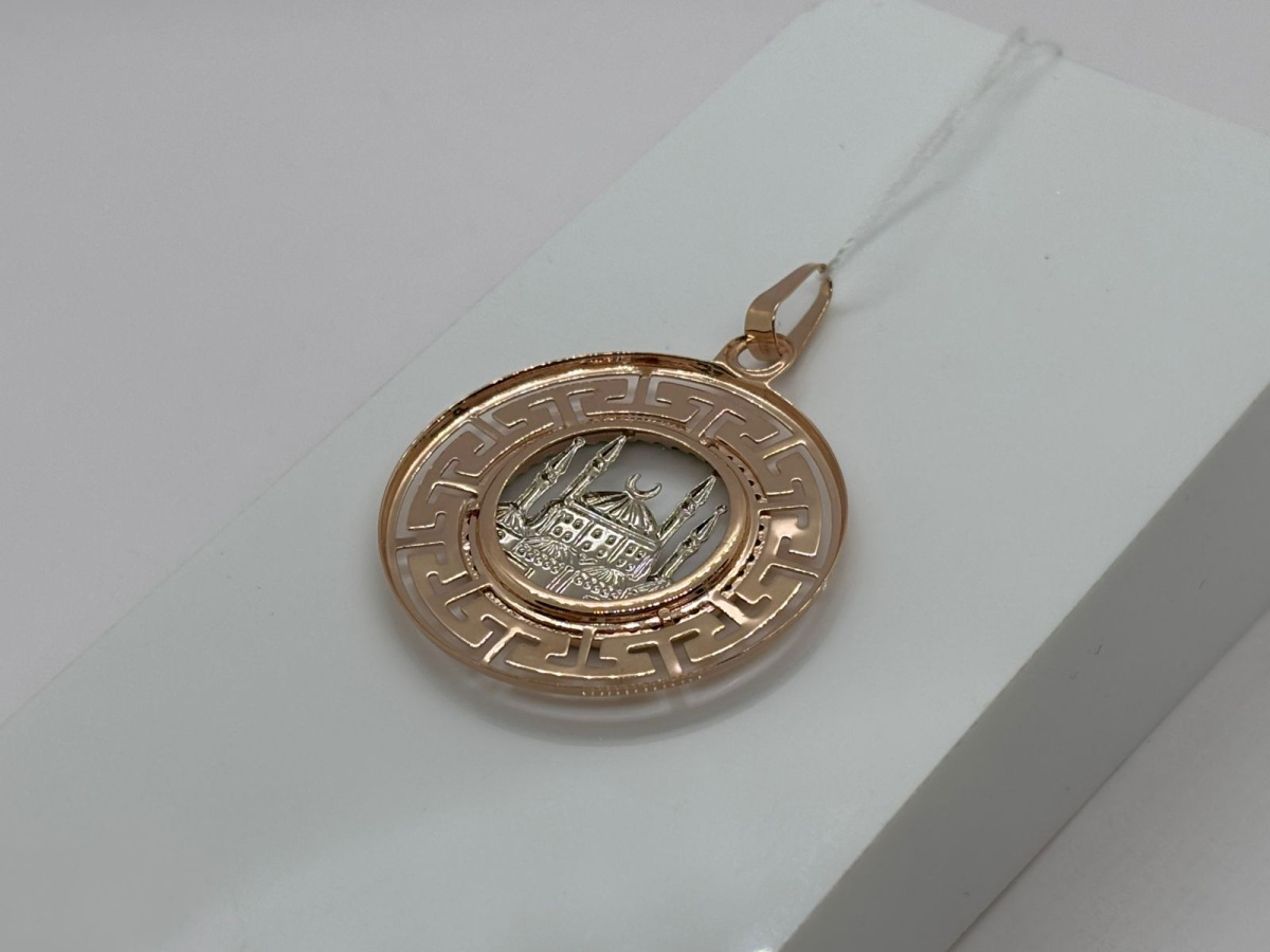 ПОДВЕСКА МЕЧЕТЬ с камнями (Au 585)