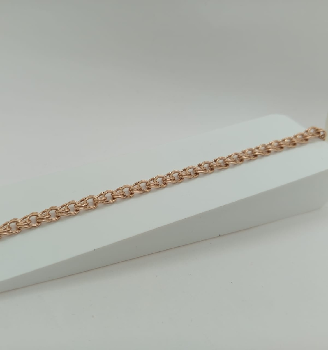 БРАСЛЕТ ПУСТОТЕЛЫЙ Бисмарк (Au 585)