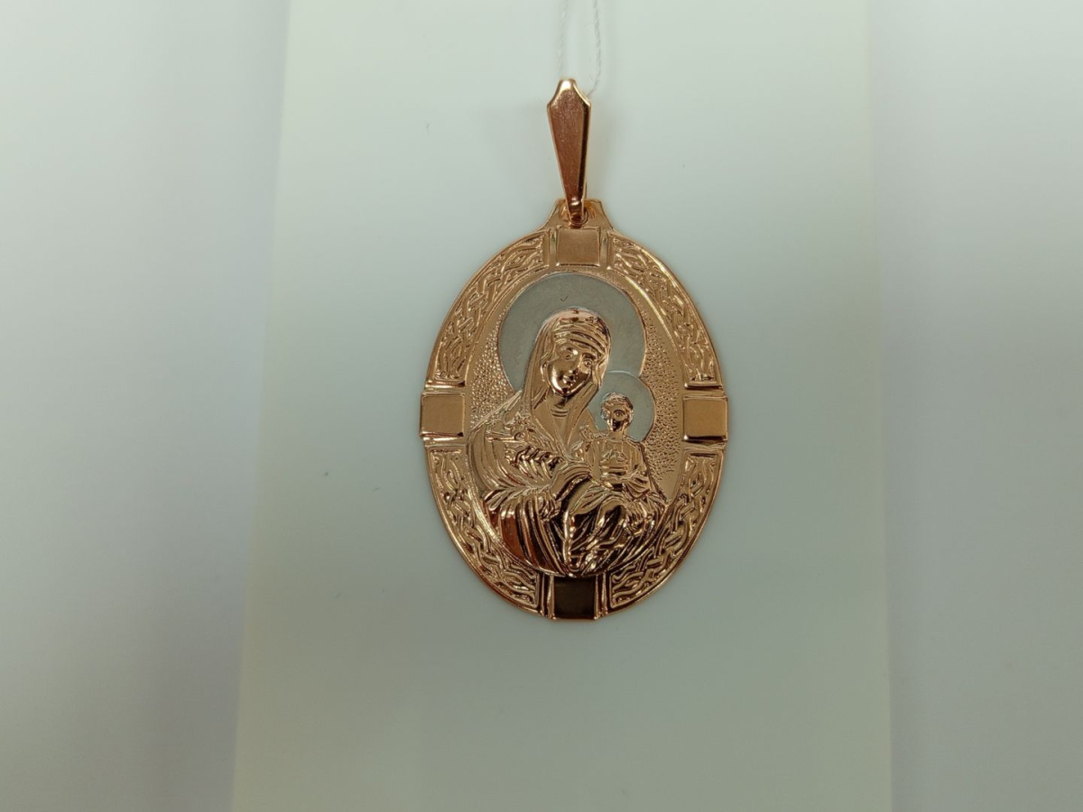 ПОДИБК585 ПОДВЕСКА ИКОНА БЕЗ КАМНЯ (Au 585)