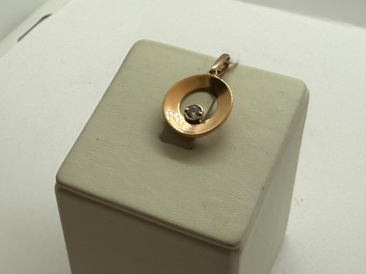 ПОДКМ585 ПОДВЕСКА С КАМНЕМ (Au 585)