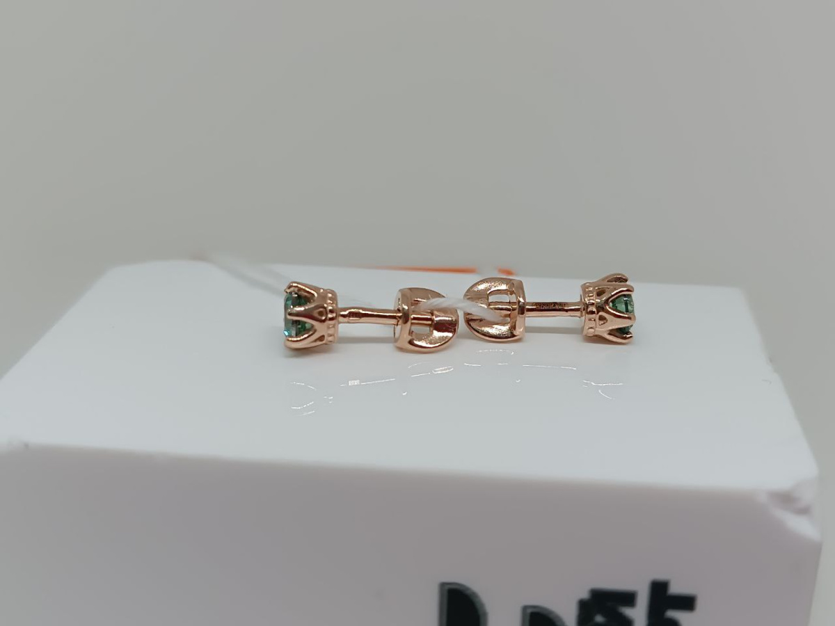 СПУС585 СЕРЬГИ ПУСЕТЫ (Au 585)