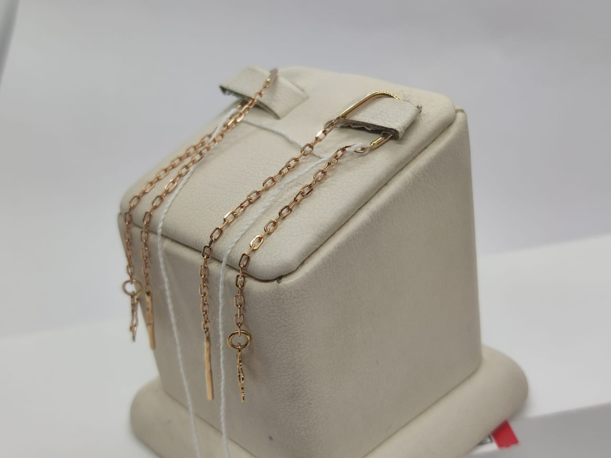 СЕРЬГИ ПРОДЕВКИ без камня (Au 585)