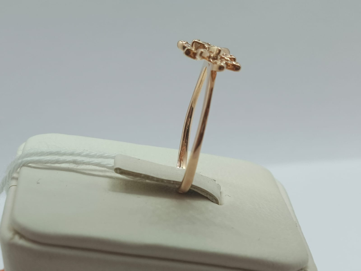 КОЛКМИ585 КОЛЬЦО С КАМНЯМИ (Au 585)