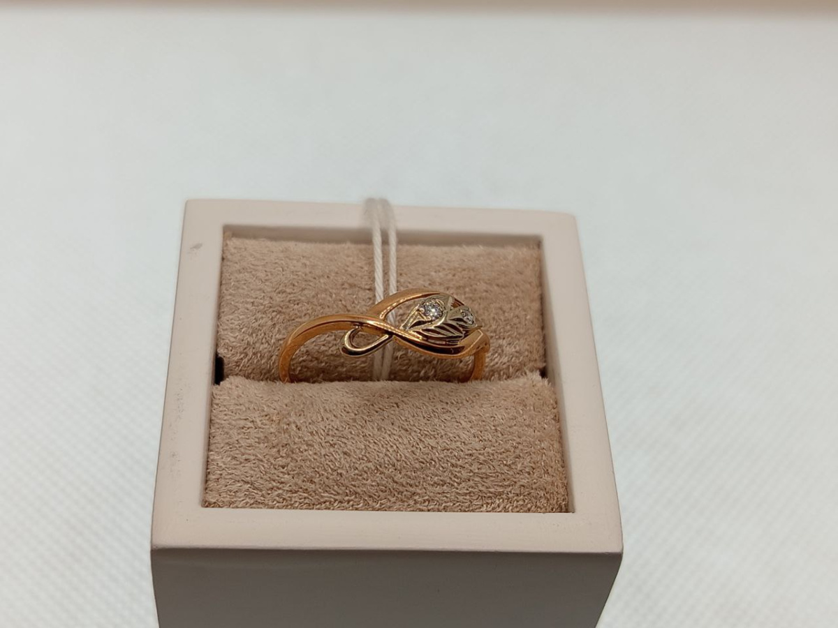 КОЛЬЦО БРИЛЛИАНТ Au 583