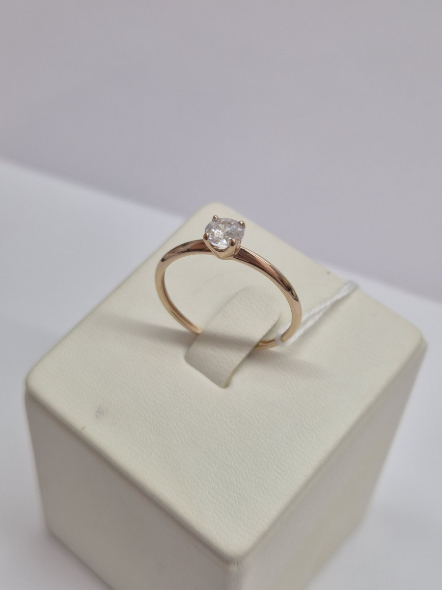 КОЛКМ585 КОЛЬЦО С КАМНЕМ (Au 585)