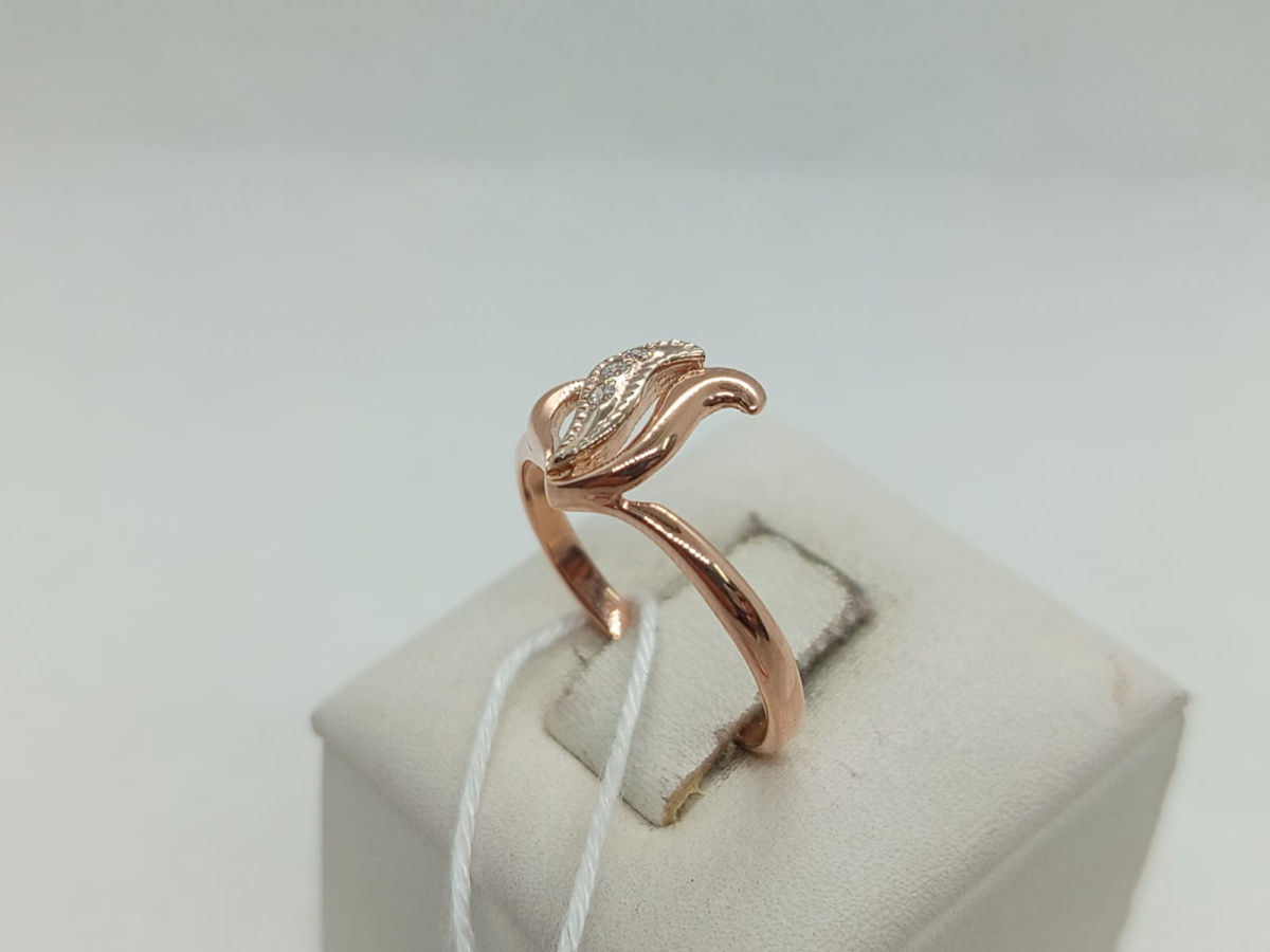 КОЛКМИ585 КОЛЬЦО С КАМНЯМИ (Au 585)