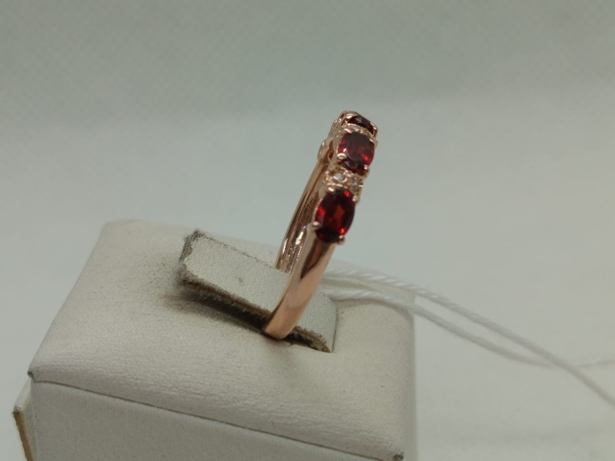 КОЛКМИ585 КОЛЬЦО С КАМНЯМИ (Au 585)