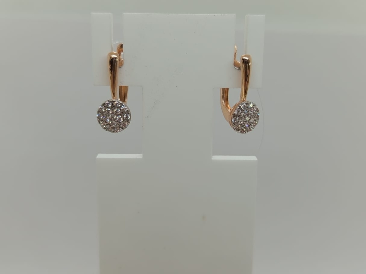 СЕРЬГИ С КАМНЯМИ (Au 585)