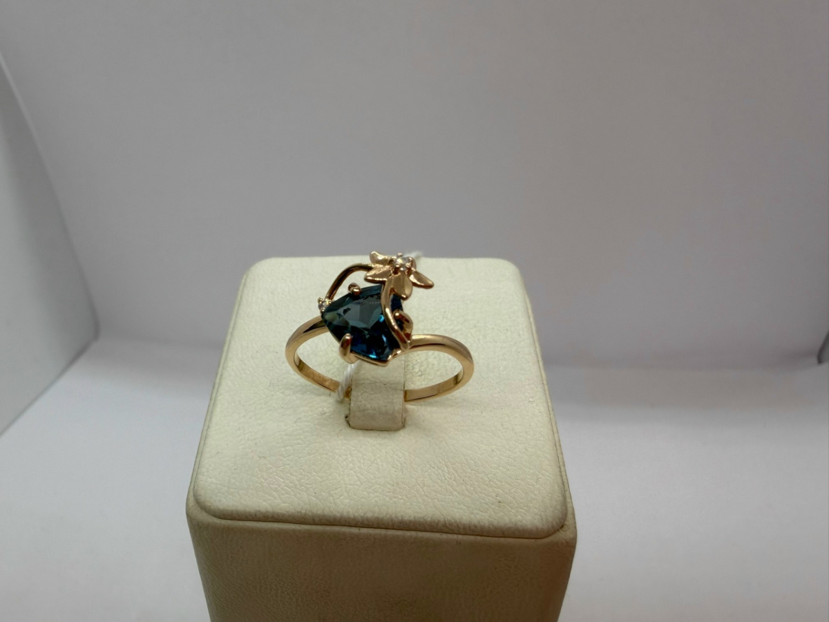 КОЛКМИ585 КОЛЬЦО С КАМНЯМИ (Au 585)