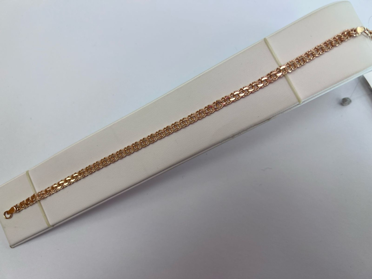 7060200-19 БРАСЛЕТ ПОЛНОВЕСНЫЙ Бисмарк (Au 585)