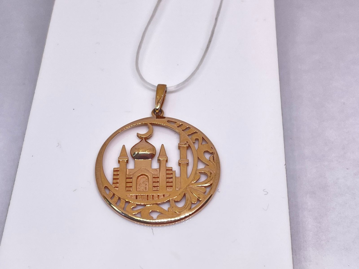 ПОДВЕСКА ПОЛУМЕСЯЦ без камня (Au 585)