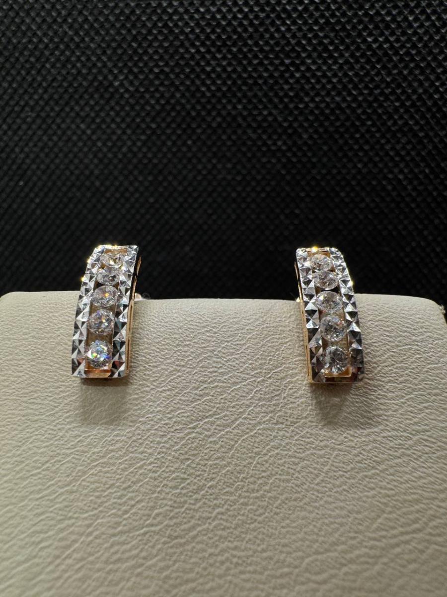 СЕРЬГИ С КАМНЯМИ (Au 585)