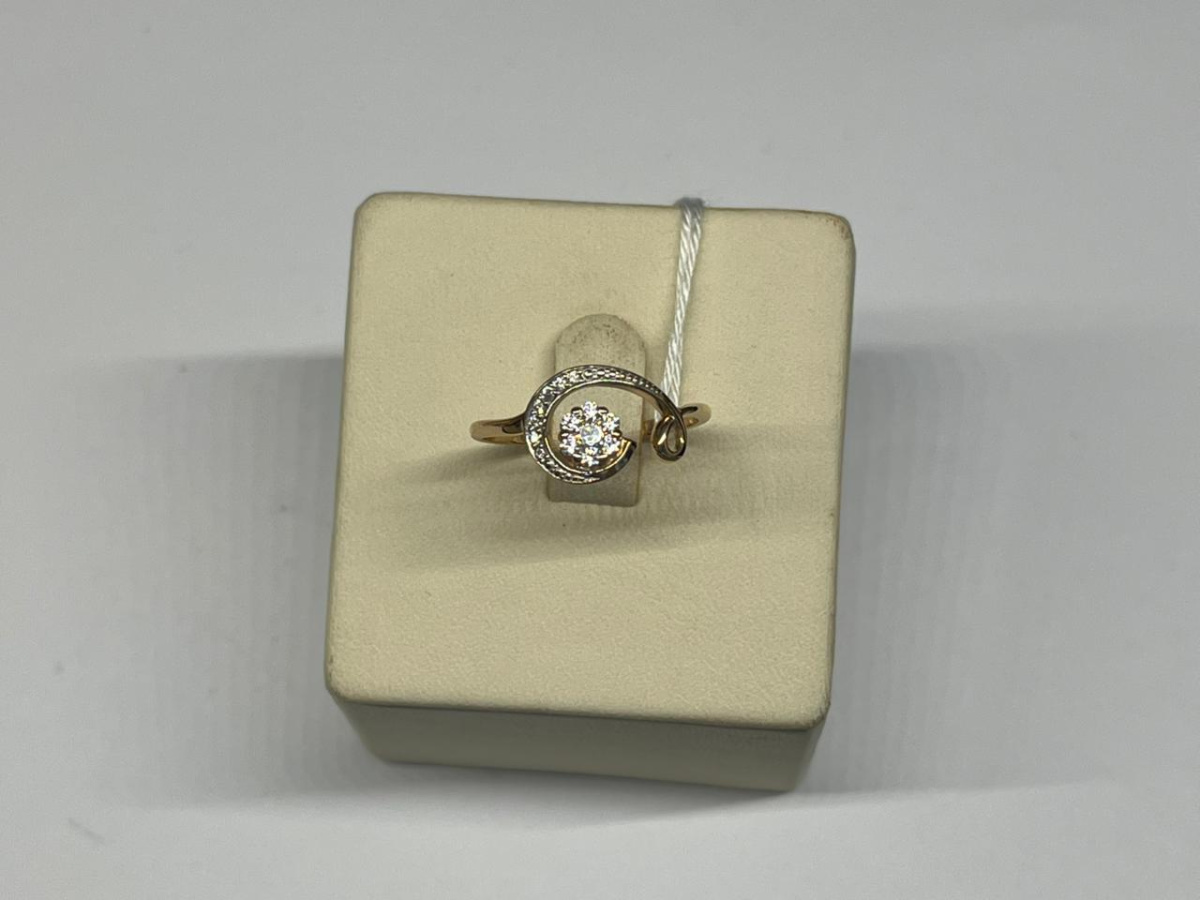 КОЛКМИ585 КОЛЬЦО С КАМНЯМИ (Au 585)