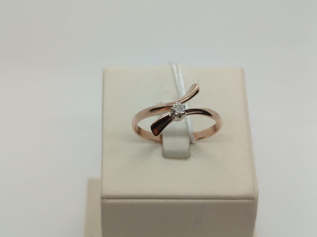 КОЛЬЦО БРИЛЛИАНТ Au 585