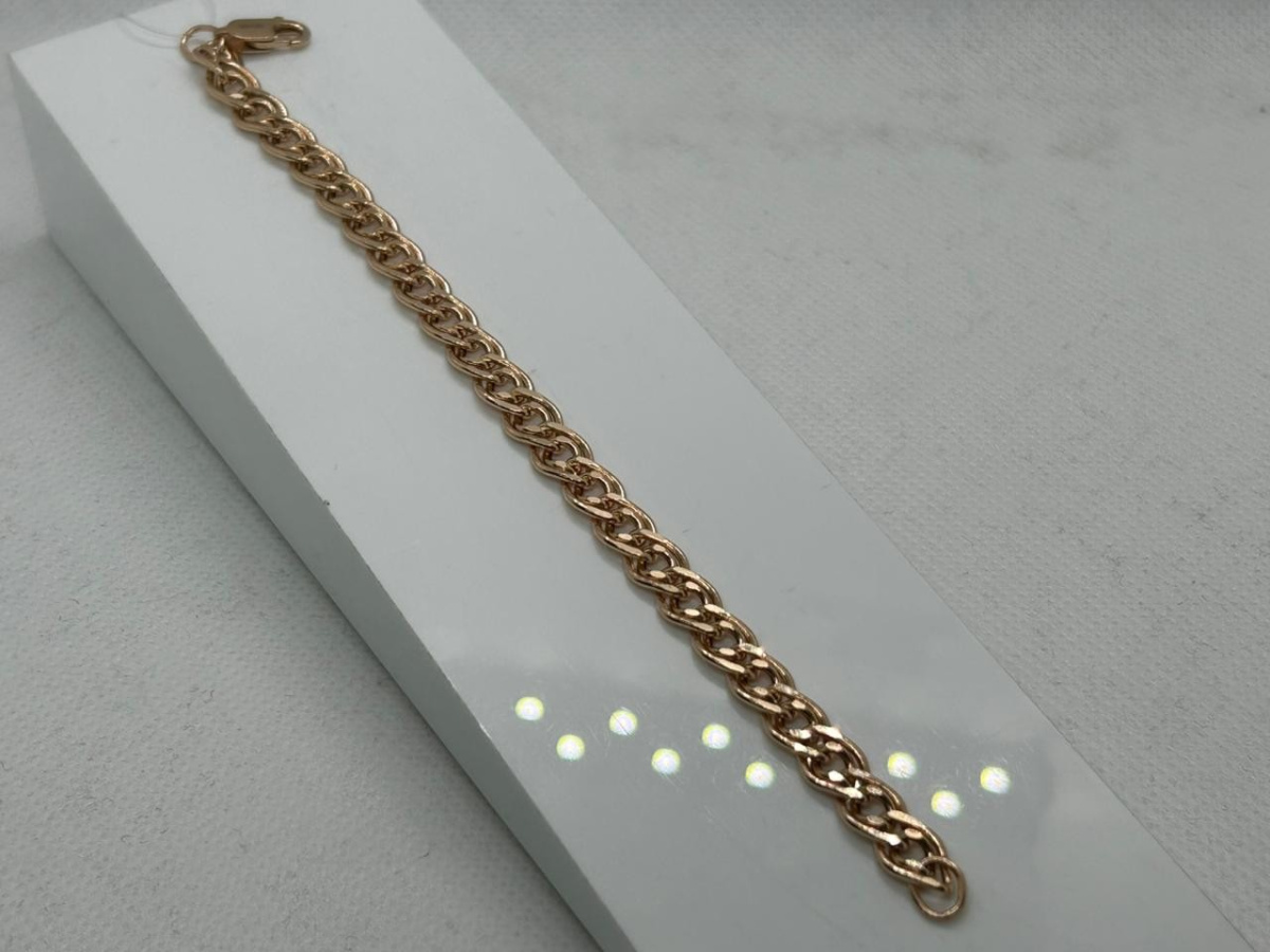 НБ 12-076ПГ БРАСЛЕТ ПУСТОТЕЛЫЙ (Au 585)