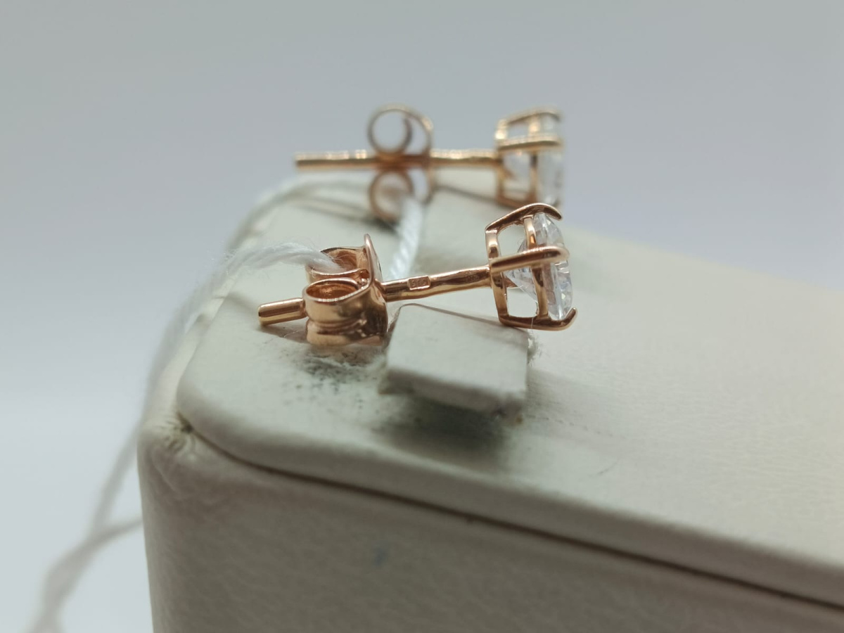 СПУС585 СЕРЬГИ ПУСЕТЫ (Au 585) СПУС585 СЕРЬГИ ПУСЕТЫ (Au 585)