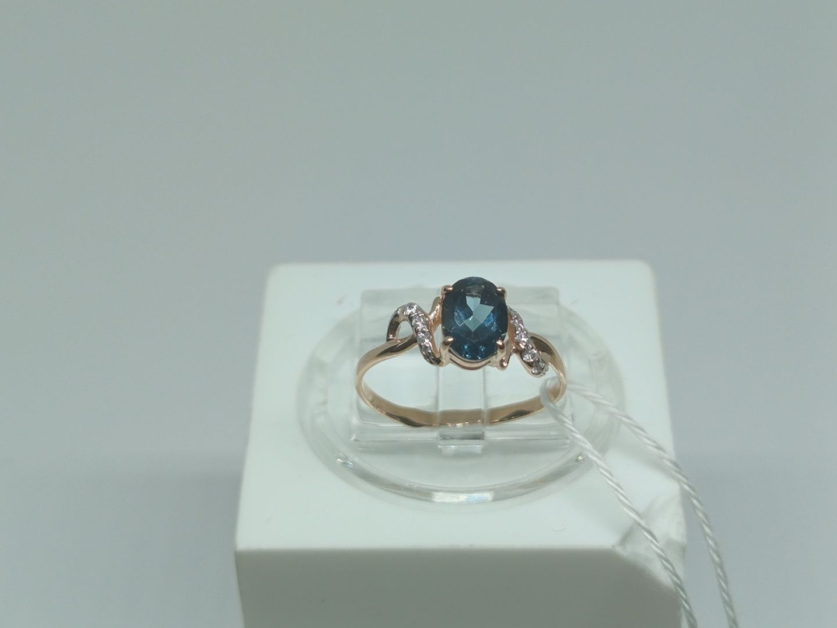 КОЛКМИ585 КОЛЬЦО С КАМНЯМИ (Au 585)