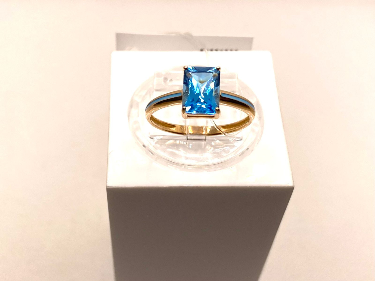 КОЛЬЦО С КАМНЕМ (Au 585)