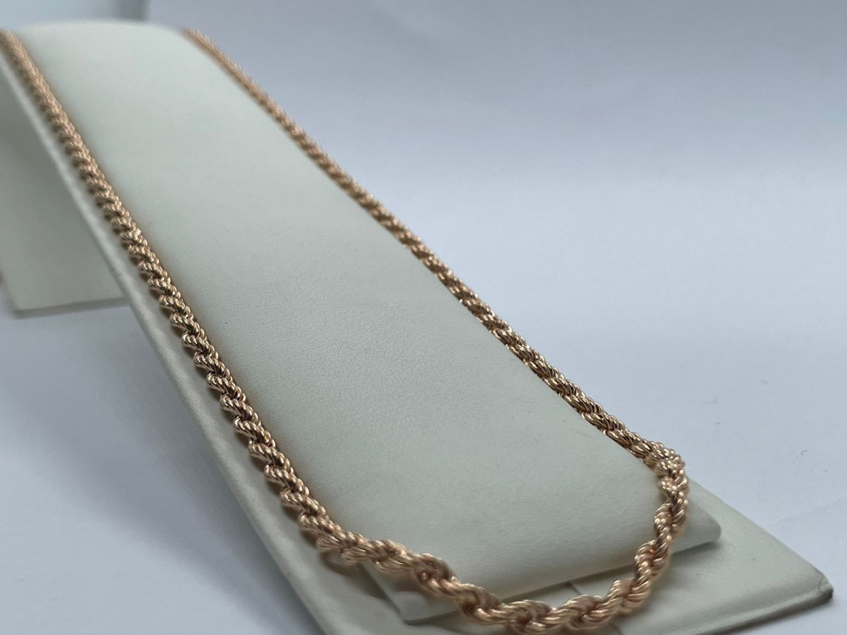 ЦЕПЬ ПОЛНОВЕСНАЯ Веревка (Au 585)