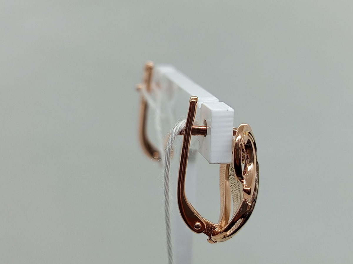 СЕРЬГИ БЕЗ КАМНЯ (Au 585)