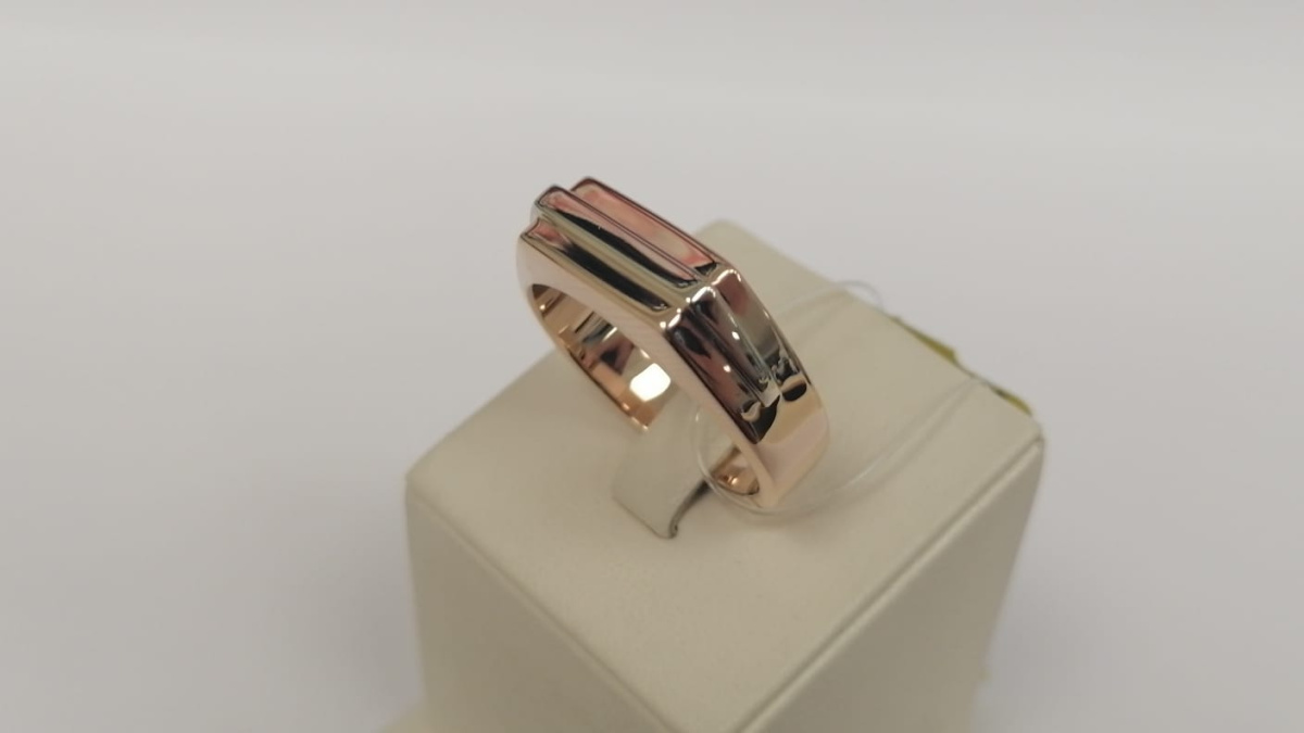 01-0041 КОЛЬЦО ПЕЧАТКА без камня (Au 585)