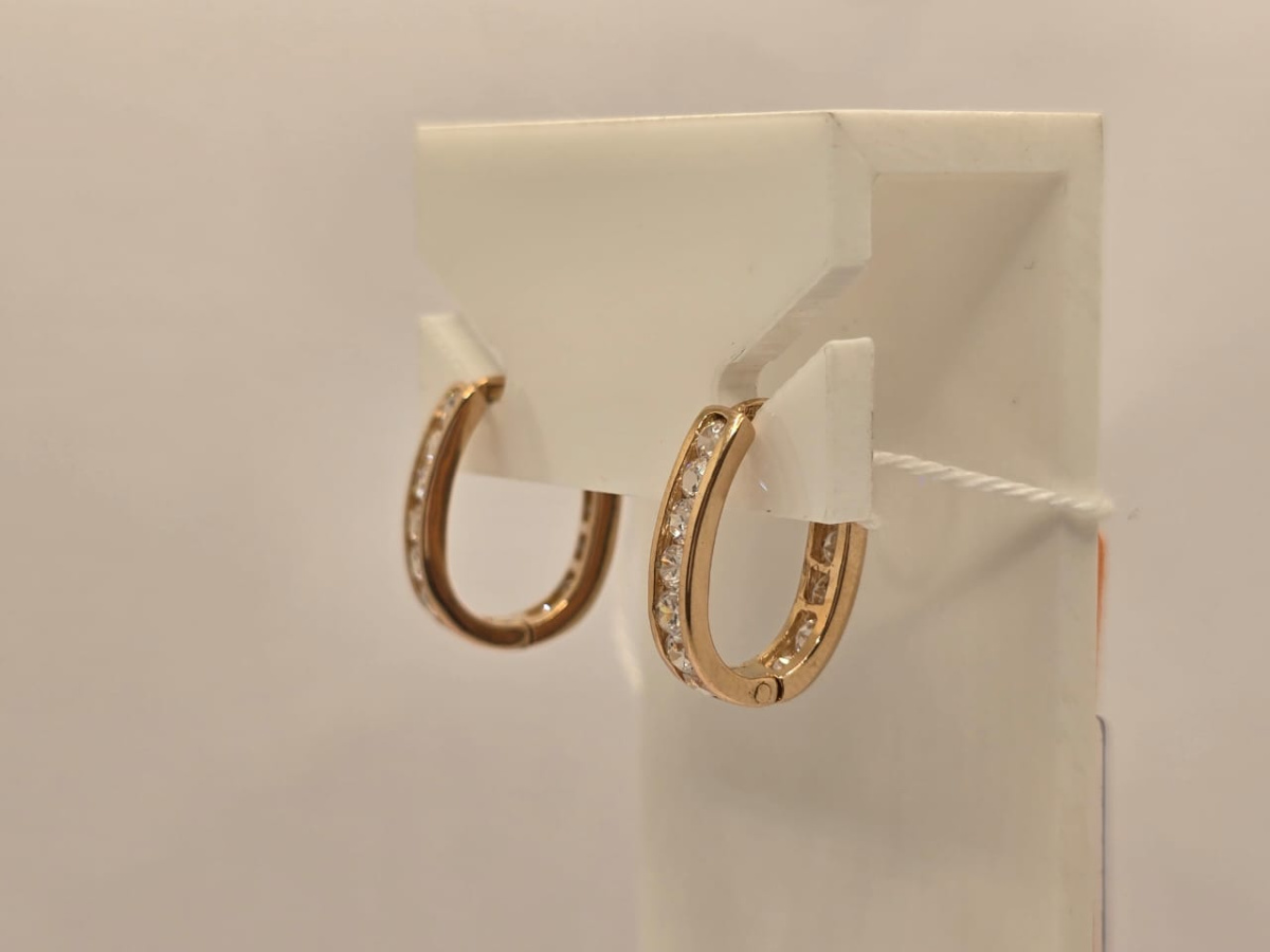 СЕРЬГИ С КАМНЯМИ (Au 585)