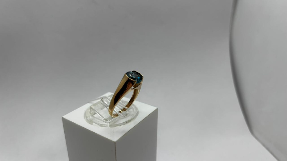 КОЛЬЦО С КАМНЕМ (Au 585)