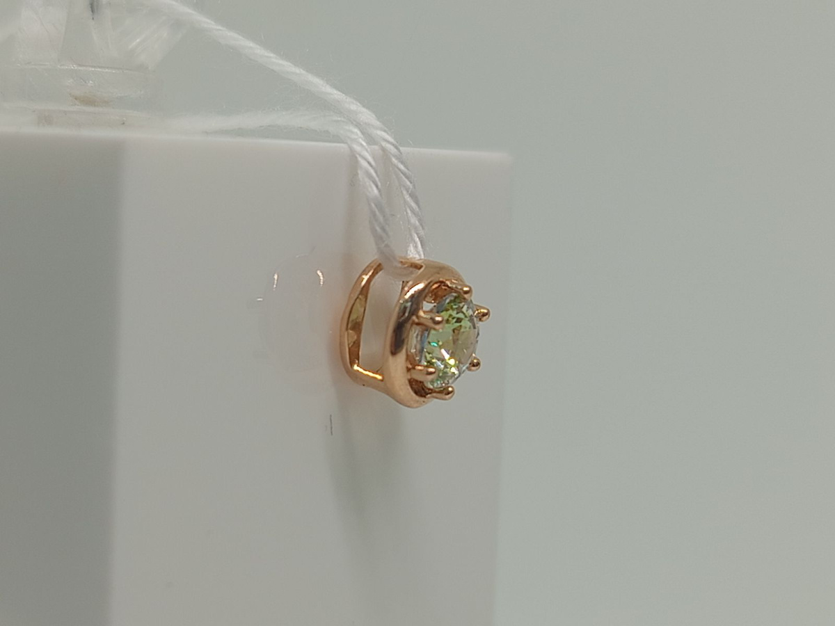 ПОДКМ585 ПОДВЕСКА С КАМНЕМ (Au 585)