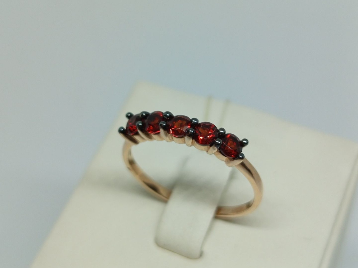 КОЛЬЦО ГРАНАТ (Au 585)