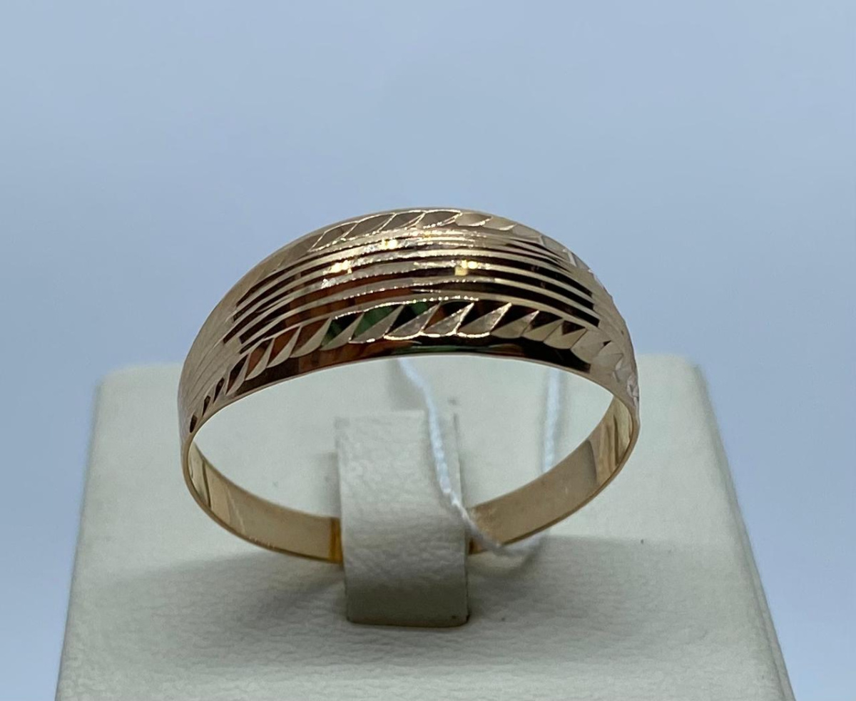 А 012617 КОЛЬЦО БЕЗ КАМНЯ (Au 585)