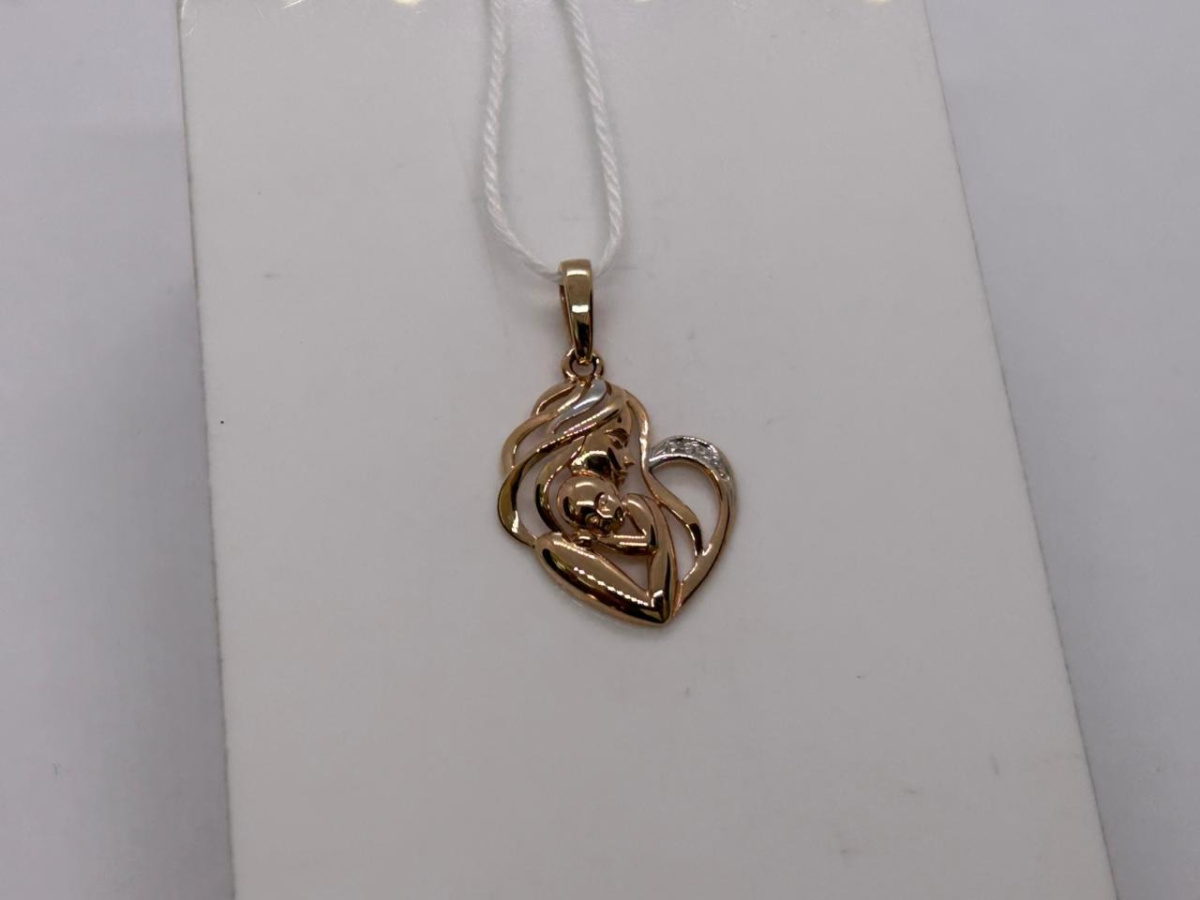 ПОДВЕСКА С КАМНЯМИ (Au 585)