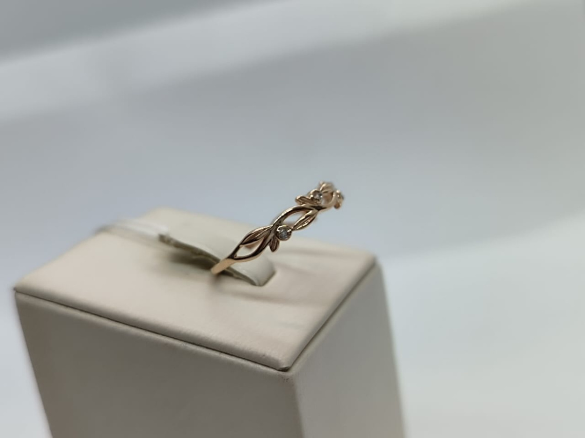 КОЛКМИ585 КОЛЬЦО С КАМНЯМИ (Au 585)