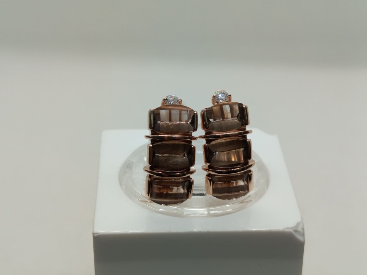 СЕРЬГИ С КАМНЯМИ (Au 585)