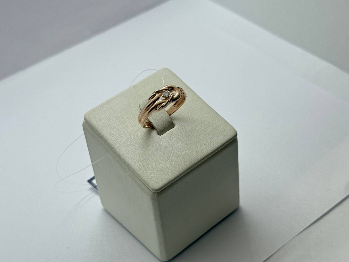 КОЛЬЦО С КАМНЕМ (Au 585)