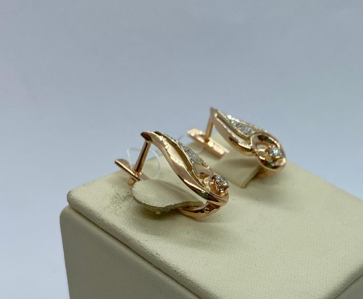 СЕРЬГИ БРИЛЛИАНТ (Au 585)