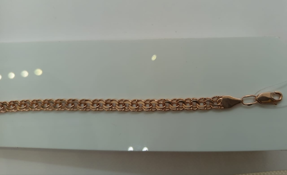 670008023 БРАСЛЕТ ПУСТОТЕЛЫЙ Бисмарк (Au 585)