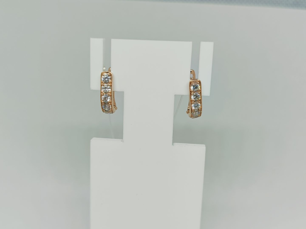 СЕРЬГИ С КАМНЯМИ (Au 585)