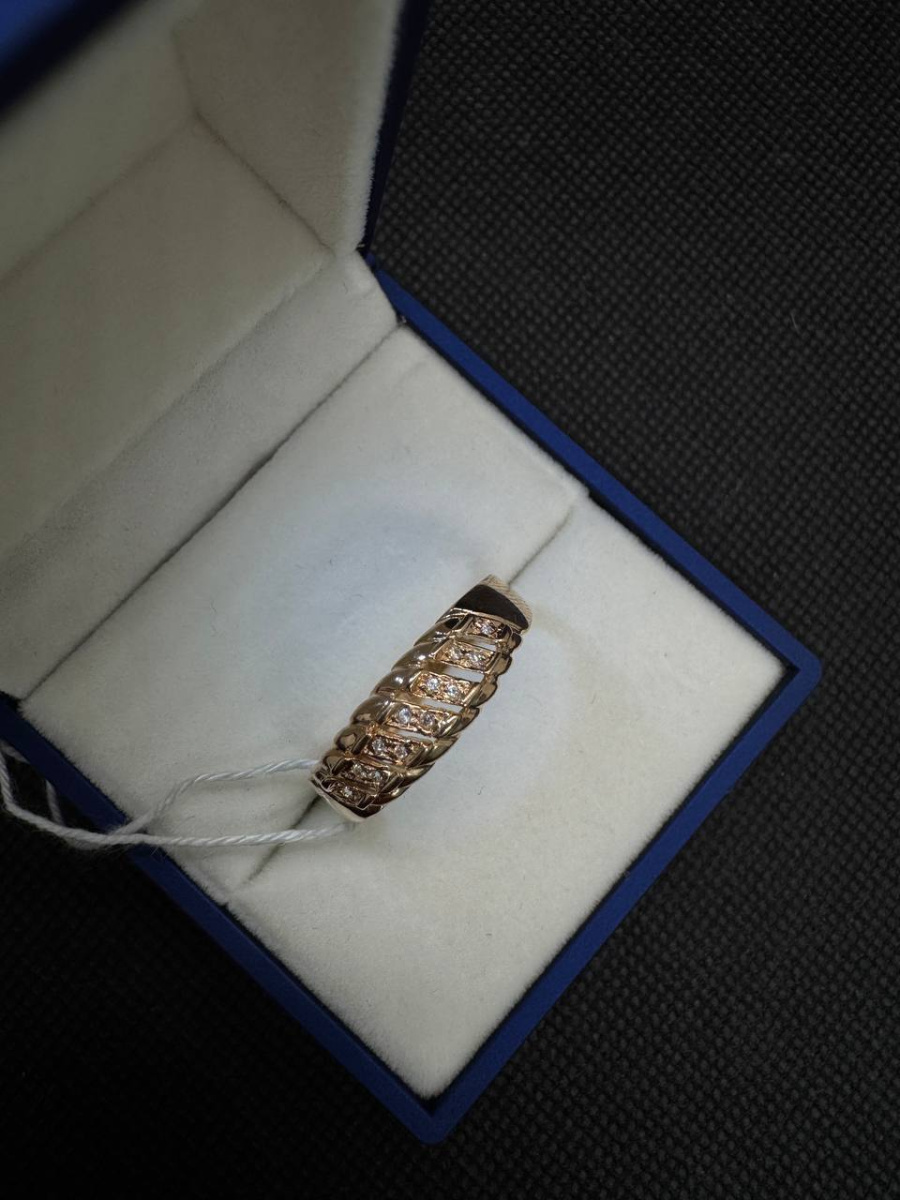 КОЛКМИ585 КОЛЬЦО С КАМНЯМИ (Au 585)