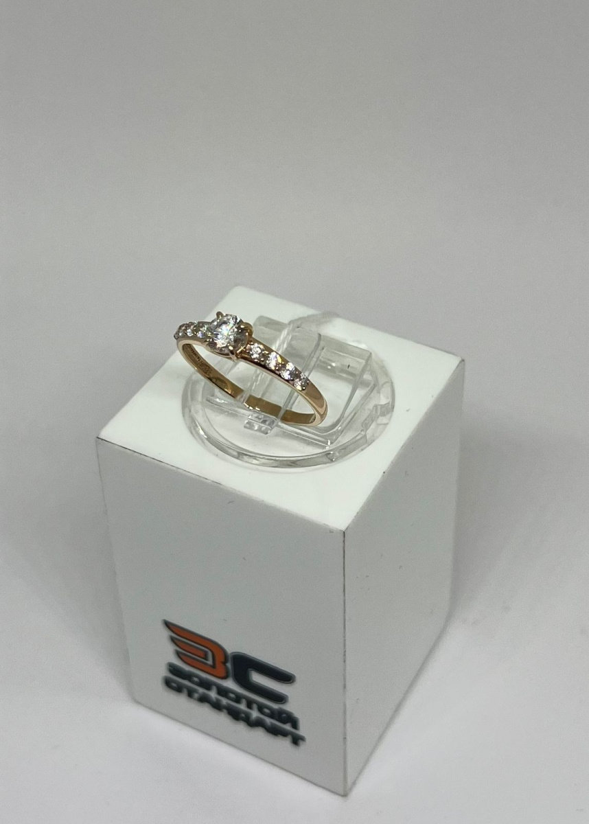 КОЛКМИ585 КОЛЬЦО С КАМНЯМИ (Au 585)