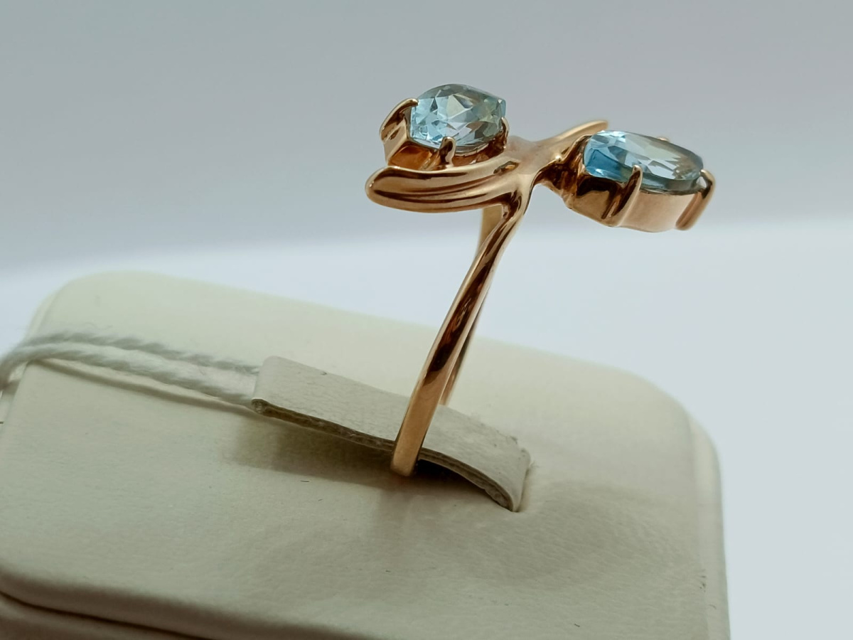 КОЛКМИ585 КОЛЬЦО С КАМНЯМИ (Au 585)